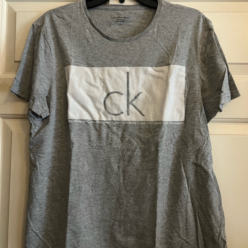 Calvin Klein Jeans Heather Gray Tee